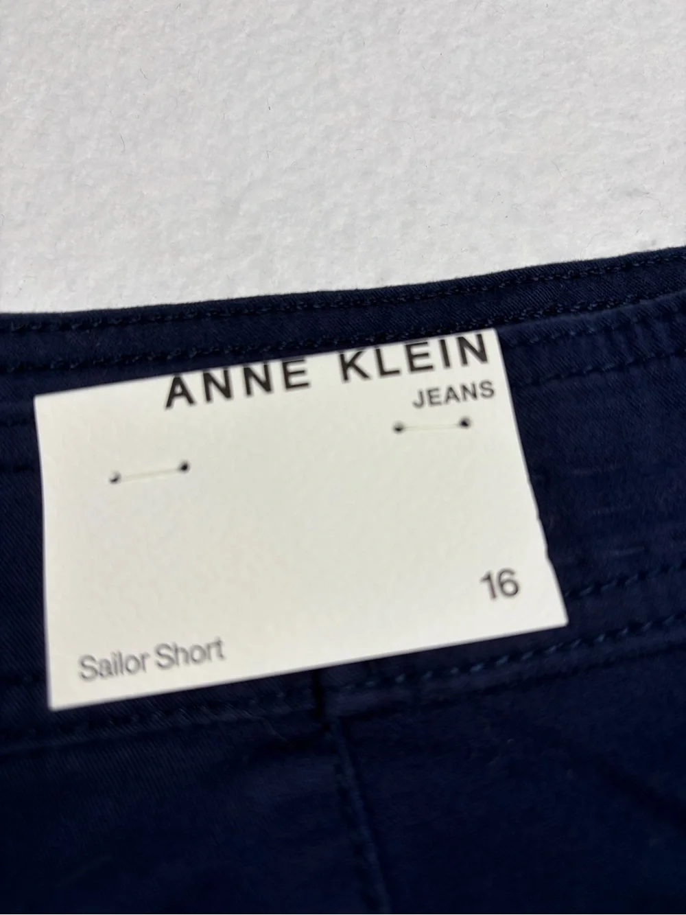 Anne Klein Navy sailor‎ Shorts with Gold Button Details